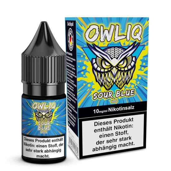 Sour Blue Liquid | OWLIQ 10 ml 10 mg
