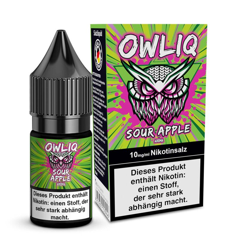 Liquid Sour Apple Aroma - OWLIQ 10 ml 10 mg