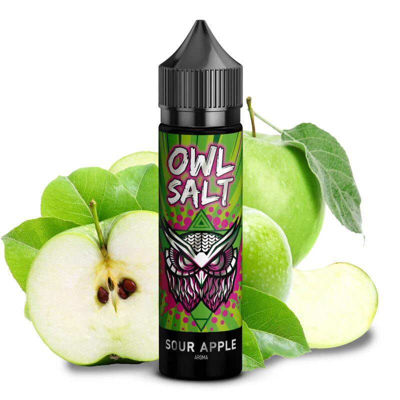 Sour Apple Aroma OWL Salt Longfill 10 ml in 60 ml