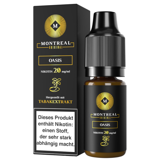 Montreal Original Nikotinsalzliquid 10 ml - Oasis 20 mg