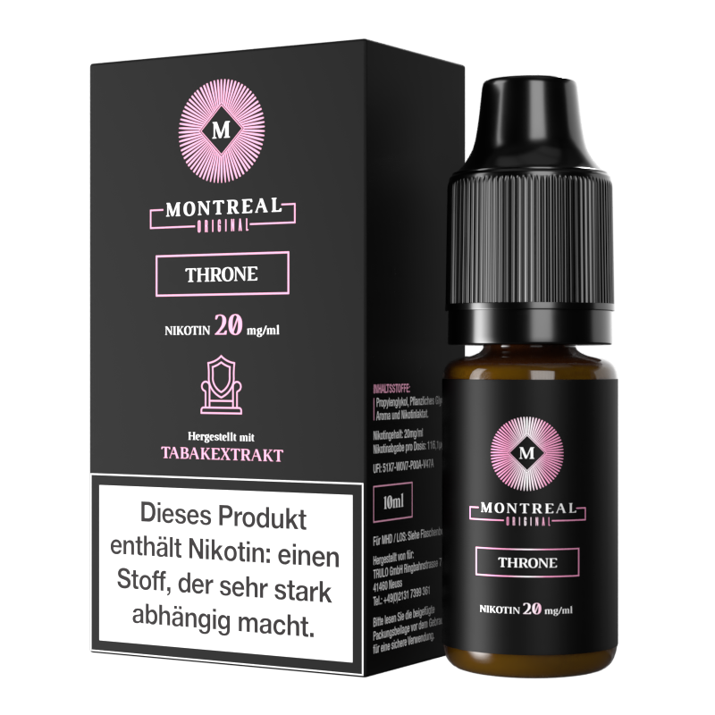 Montreal Original Nikotinsalzliquid 10 ml - Throne 20 mg