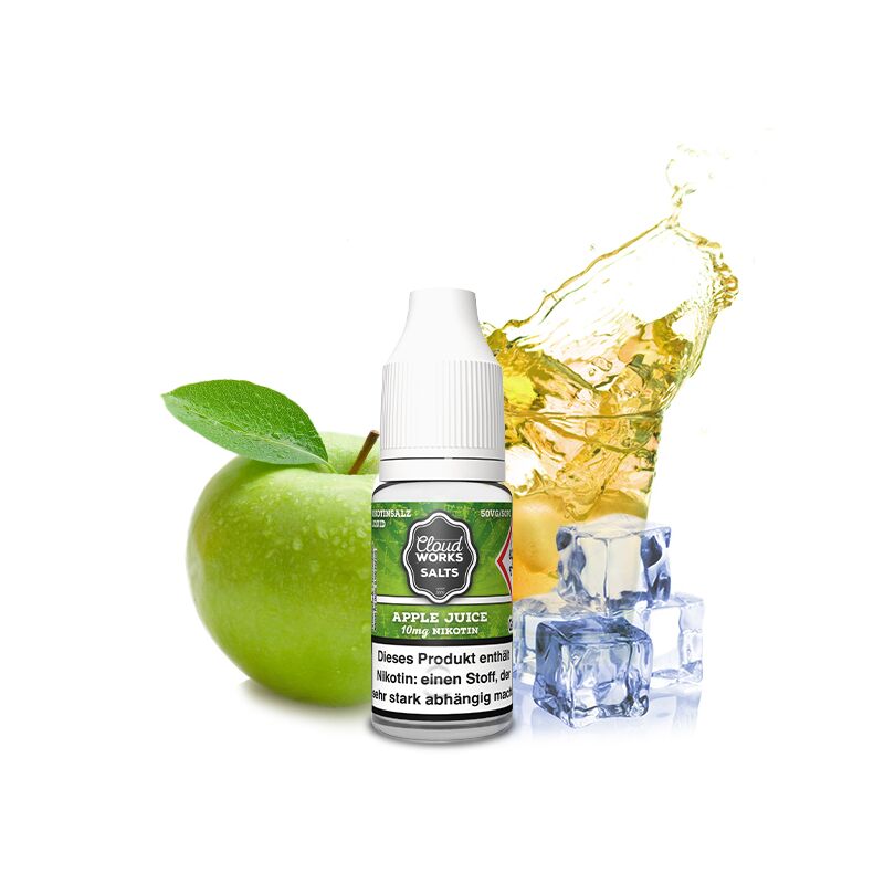 Cloudworks Salts Overdosed Nikotinsalz 10 ml - Apple Juice 20 mg