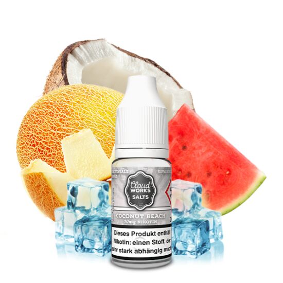 Melone Kokos Liquid | Cloudworks Salts Overdosed Coconut...