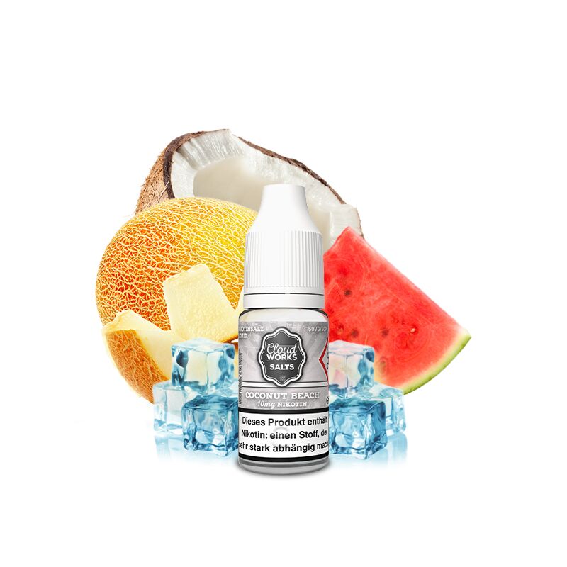 Cloudworks Salts Overdosed Nikotinsalz 10 ml - Coconut Beach 20 mg