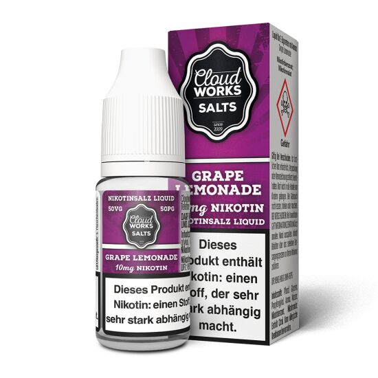 Cloudworks Salts Overdosed Nikotinsalz 10 ml - Grape...