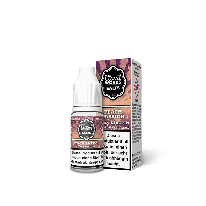 Cloudworks Salts Overdosed Nikotinsalz 10 ml - Peach Passion 20 mg