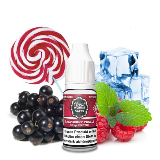 Himbeere Johannisbeere Ice Liquid | Cloudworks Salts...