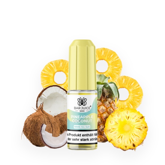 Bar Juice 5000 Nic Salt Liquid 10 ml Pineapple Coconut