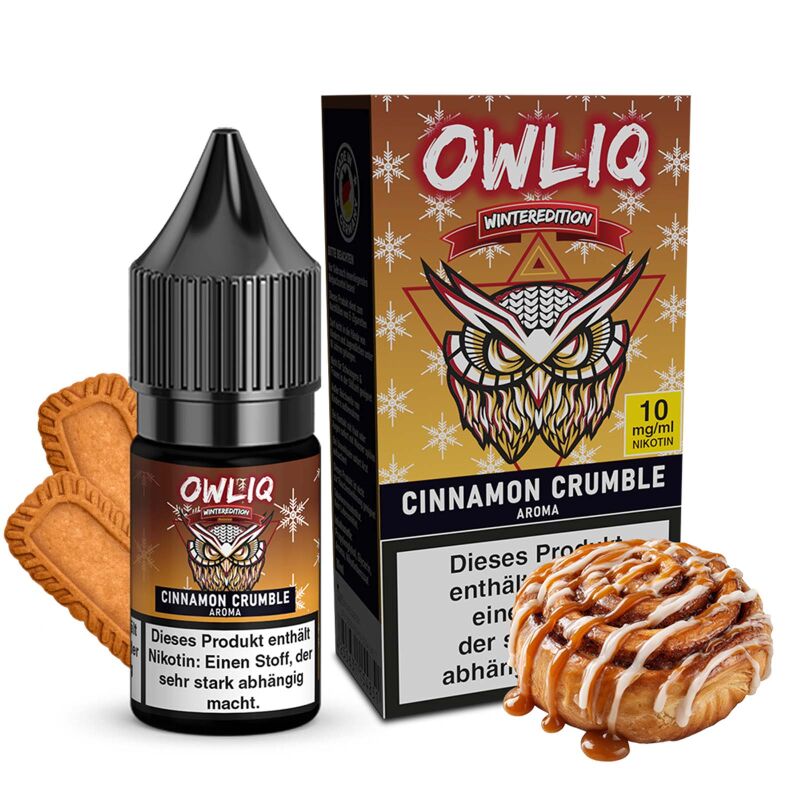 Liquid Cinnamon Crumble Aroma - OWLIQ Winteredition 10 ml