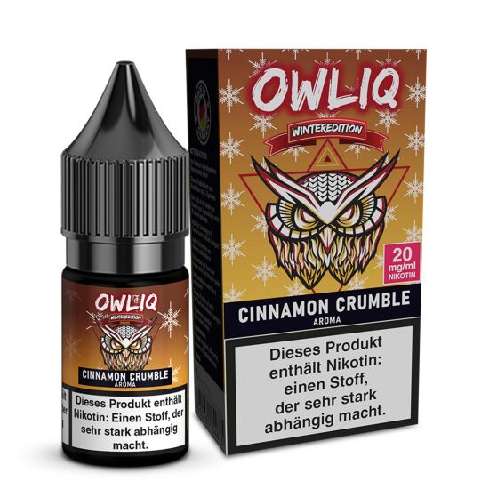Cinnamon Crumble Liquid | OWLIQ 10 ml 20 mg