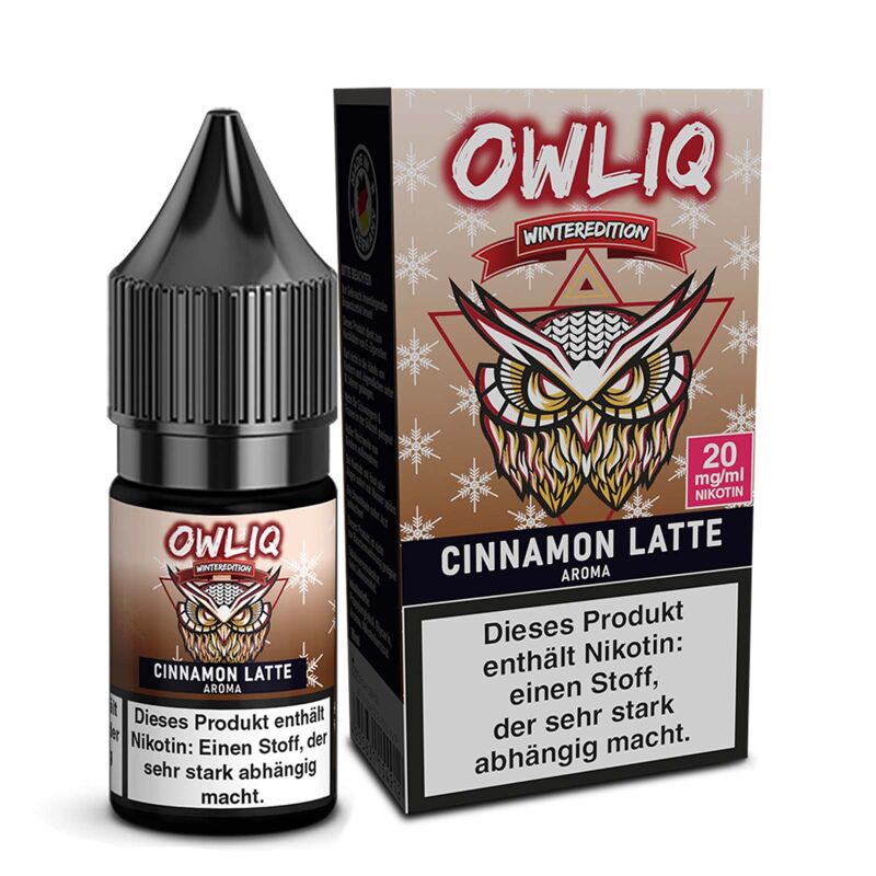 Cinnamon Latte Liquid | OWLIQ 10 ml 20 mg