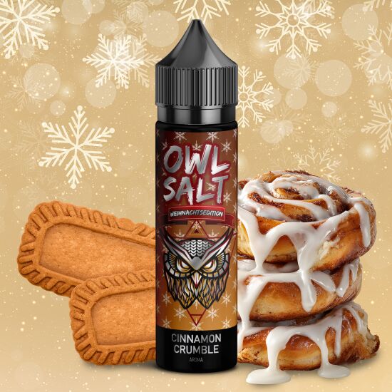 Cinnamon Crumble Aroma Weihnachtsedition OWL Salt...