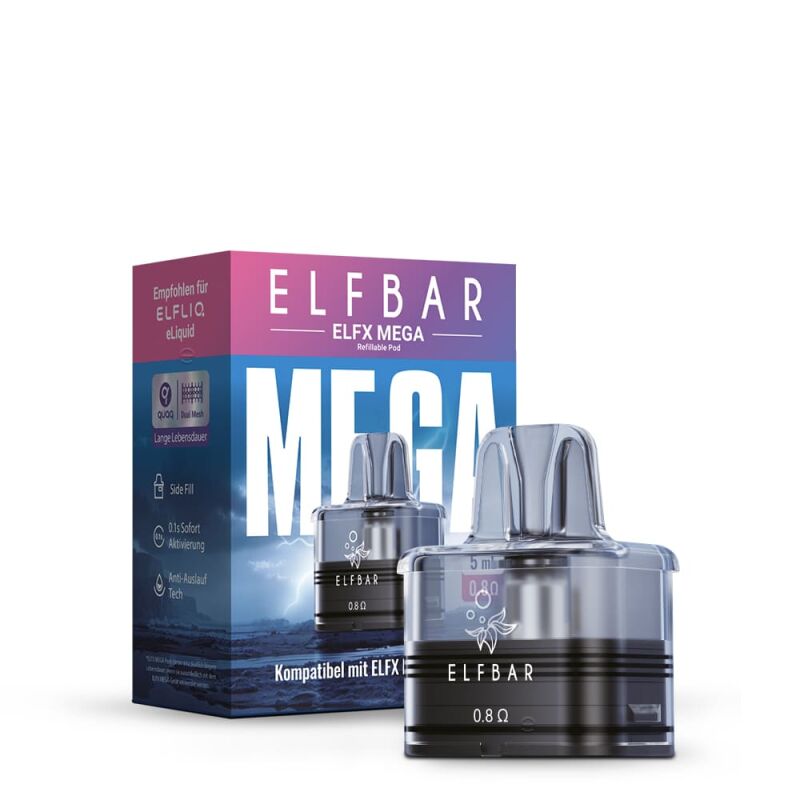 Elfbar ELFX Mega 5 ml Pod 0,8 Ohm
