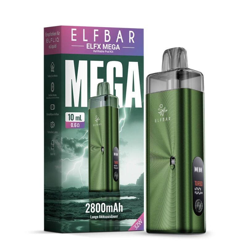 Elfbar ELFX Mega Pod Kit (2800 mAh) - Green