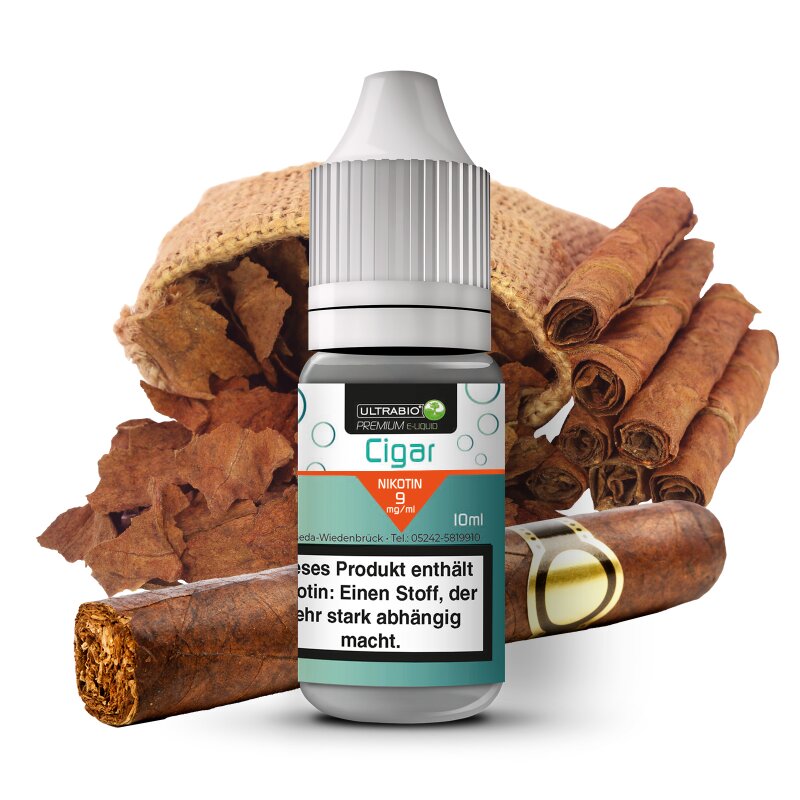 Ultrabio® E-Liquid Cigar 10 ml 9 mg