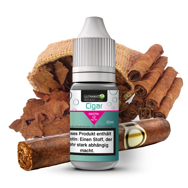 Ultrabio® E-Liquid Cigar 10 ml 12 mg
