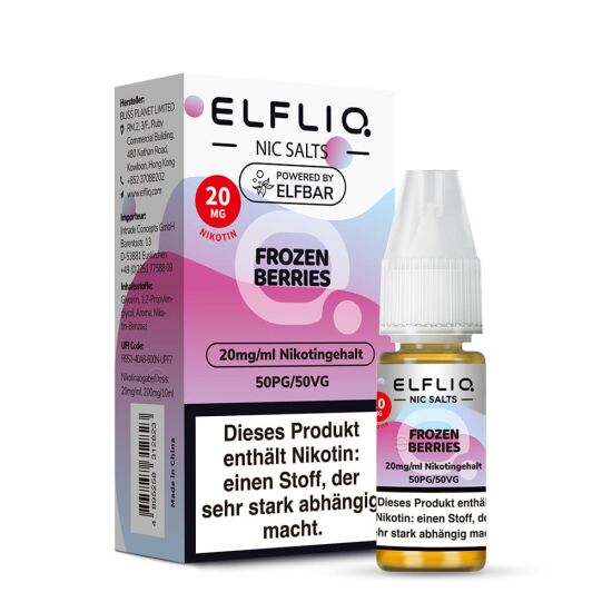 ELFLIQ Nikotinsalz Liquid 20mg Frozen Berries 10 ml