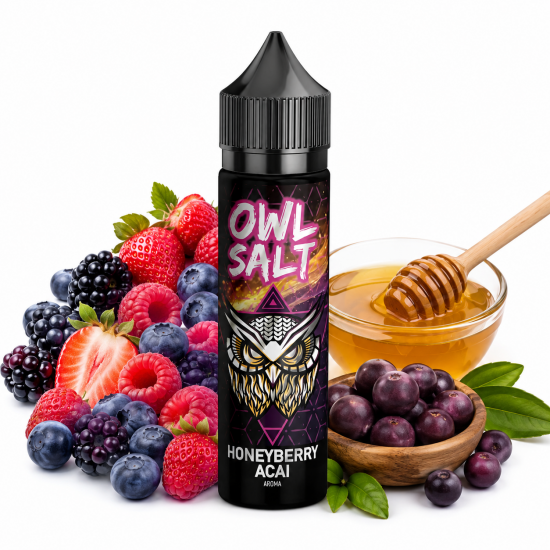 Honeyberry Acai Aroma OWL Salt Longfill 10 ml in 60 ml