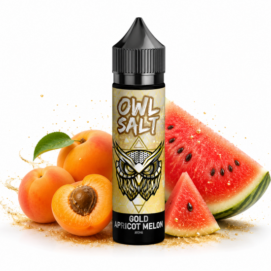 Gold Apricot Melon Aroma OWL Salt Longfill 10 ml in 60 ml