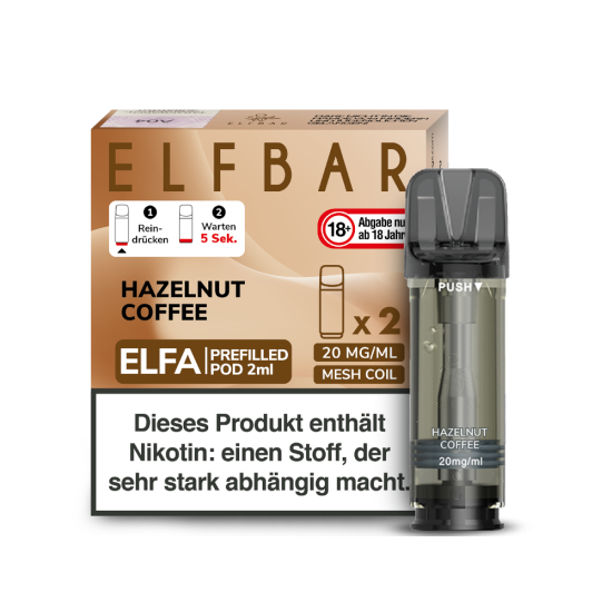Elf Bar Elfa Pod 20 mg (2 St&uuml;ck Pro Packung)...