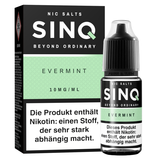 SINQ Nikotinsalz Liquid - Evermint 10 ml