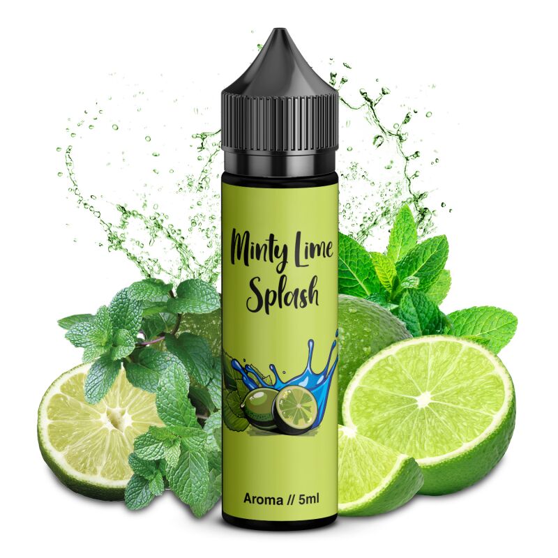 Vip Vape Aroma Minty Lime Splash Longfill 5 ml in 60 ml