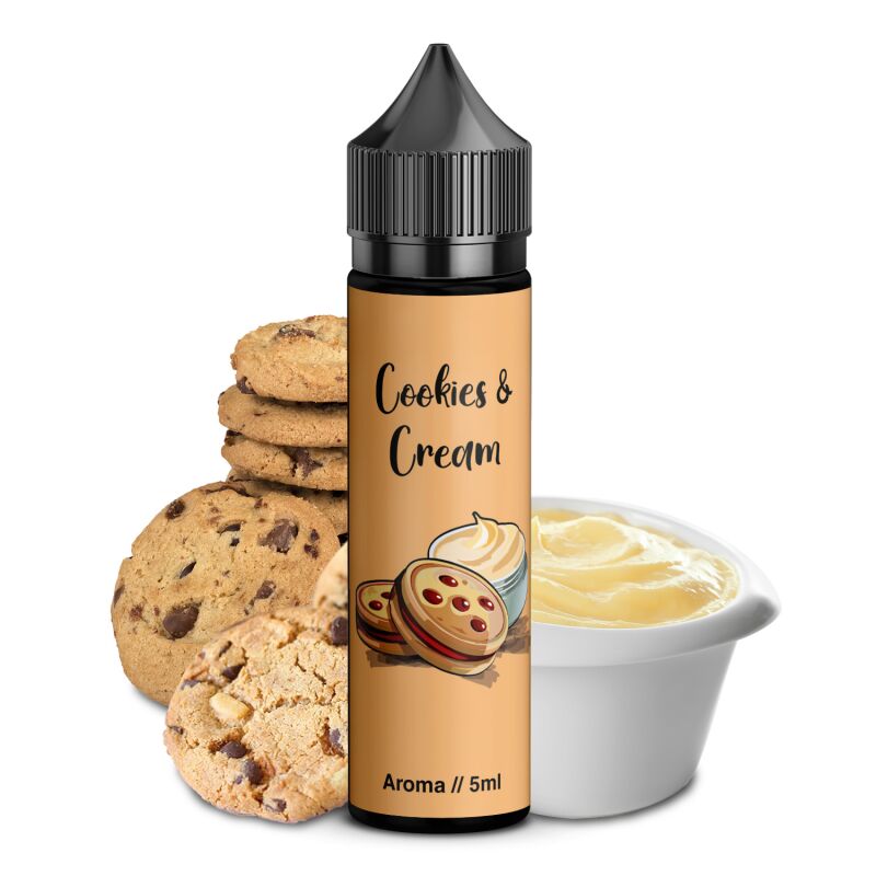 Vip Vape Aroma Cookies & Cream Longfill 10 ml in 60 ml