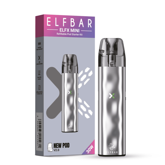 Elfbar ELFX Mini Pod Kit (1000 mAh) - Silver