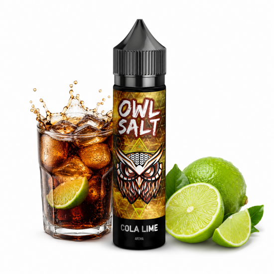 Cola Lime Aroma OWL Salt Longfill 10 ml in 60 ml