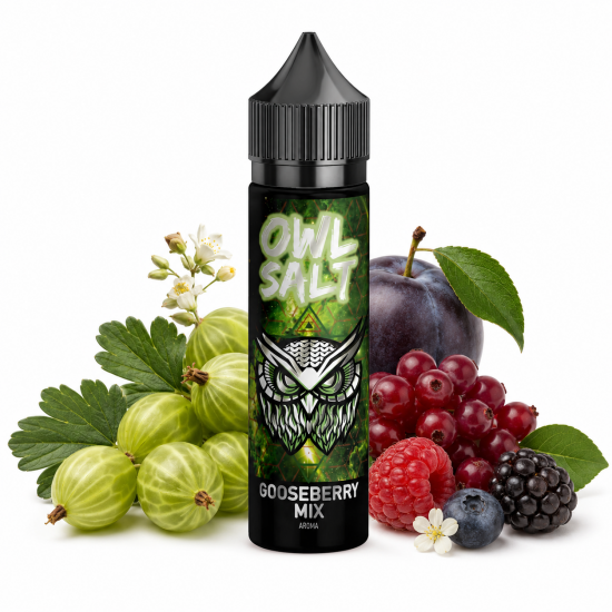 Gooseberry Mix Aroma OWL Salt Longfill 10 ml in 60 ml