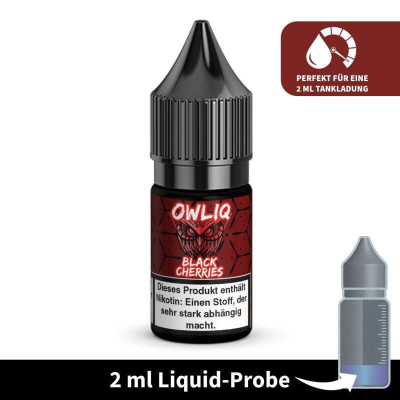 Liquid-Probe 2 ml: Black Cherries - Perfekt zum Testen