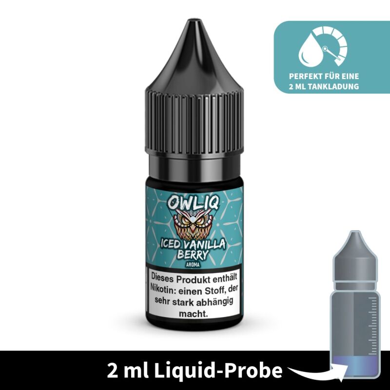 Liquid-Probe 2 ml: Iced Vanilla Berry - Perfekt zum Testen