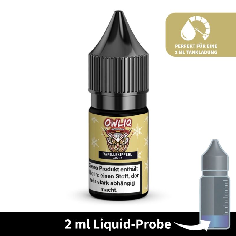 Liquid-Probe 2 ml: Vanillekipferl 10 mg - Perfekt zum Testen