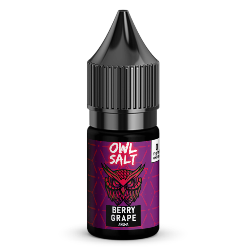 Liquid Berry Grape Aroma - OWL SALT 10 ml 0 mg