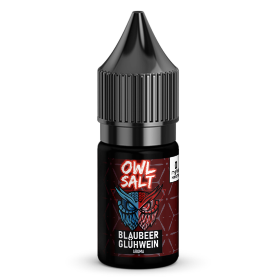 Liquid Blaubeer Glühwein - OWL SALT 10 ml 0 mg...