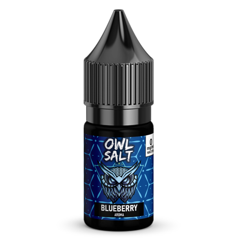Liquid Blueberry Aroma - OWL SALT 10 ml 0 mg