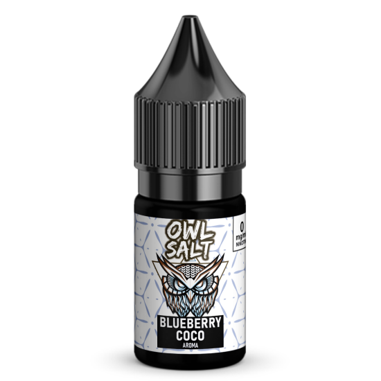 Liquid Blueberry Coco Aroma - OWL SALT 10 ml 0 mg