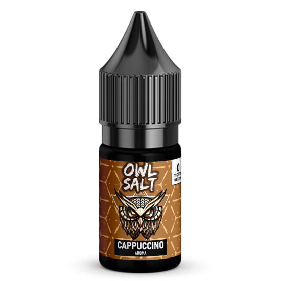 Liquid Cappuccino Aroma - OWL SALT 10 ml 0 mg