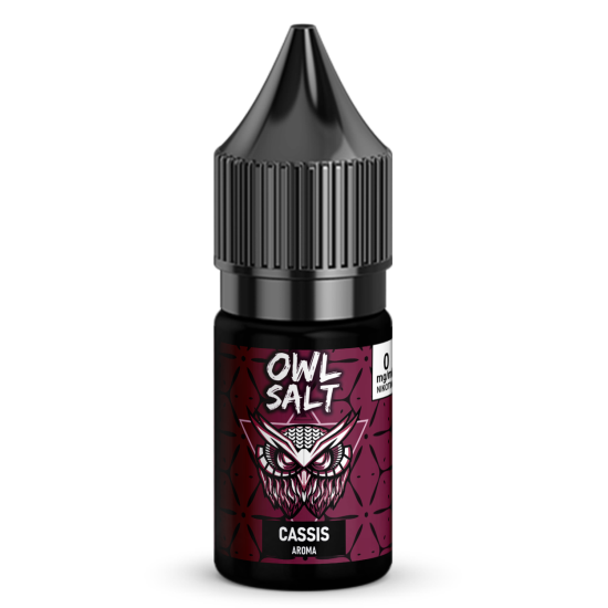 Liquid Cassis Aroma - OWL SALT 10 ml 0 mg