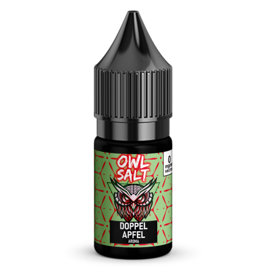 Liquid Doppelapfel Anis Aroma - OWL SALT 10 ml 0 mg