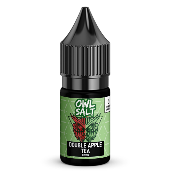 Liquid Double Apple Tea Aroma - OWL SALT 10 ml 0 mg