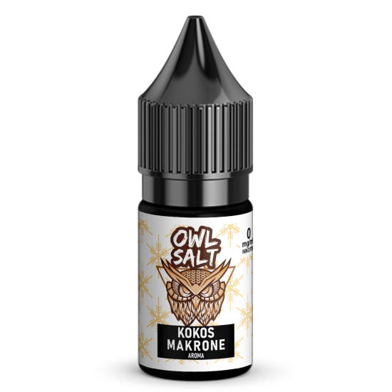 Liquid Kokosmakrone Aroma - OWL SALT 10 ml 0 mg #1