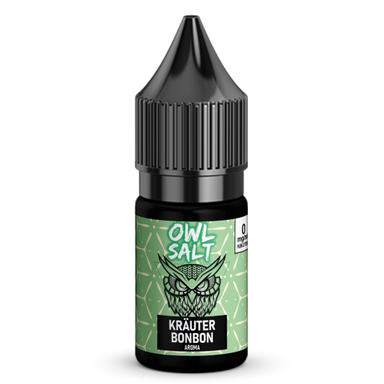 Liquid Kräuterbonbon Aroma - OWL SALT 10 ml 0 mg