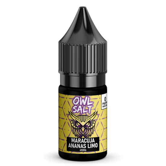 Liquid Maracuja Ananas Limo Aroma - OWL SALT 10 ml 0 mg