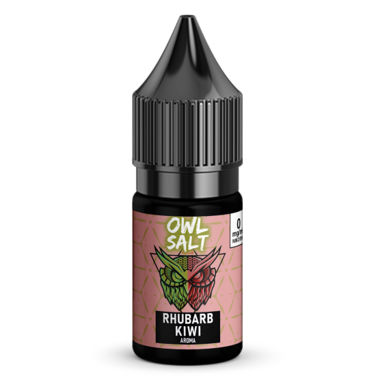 Liquid Rhubarb Kiwi Aroma - OWL SALT 10 ml 0 mg