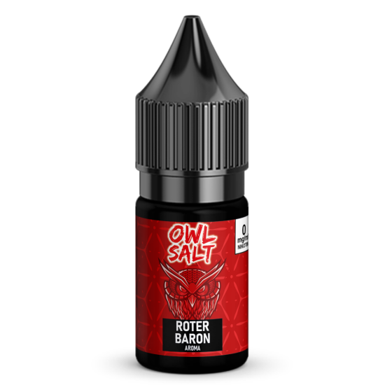 Liquid Roter Baron Aroma - OWL SALT 10 ml 0 mg