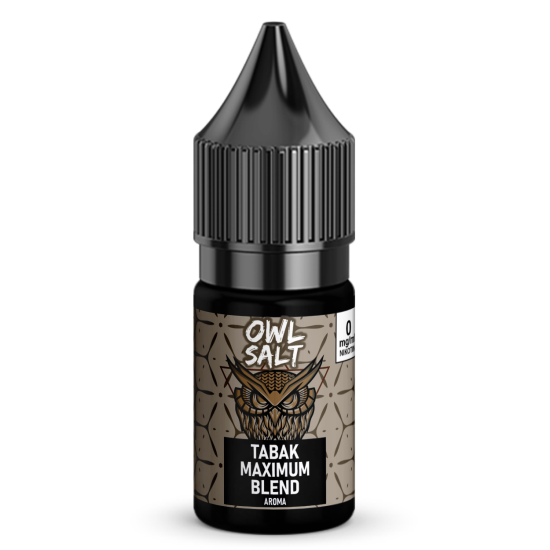 Liquid Tabak Maximum Blend Aroma - OWL SALT 10 ml 0 mg