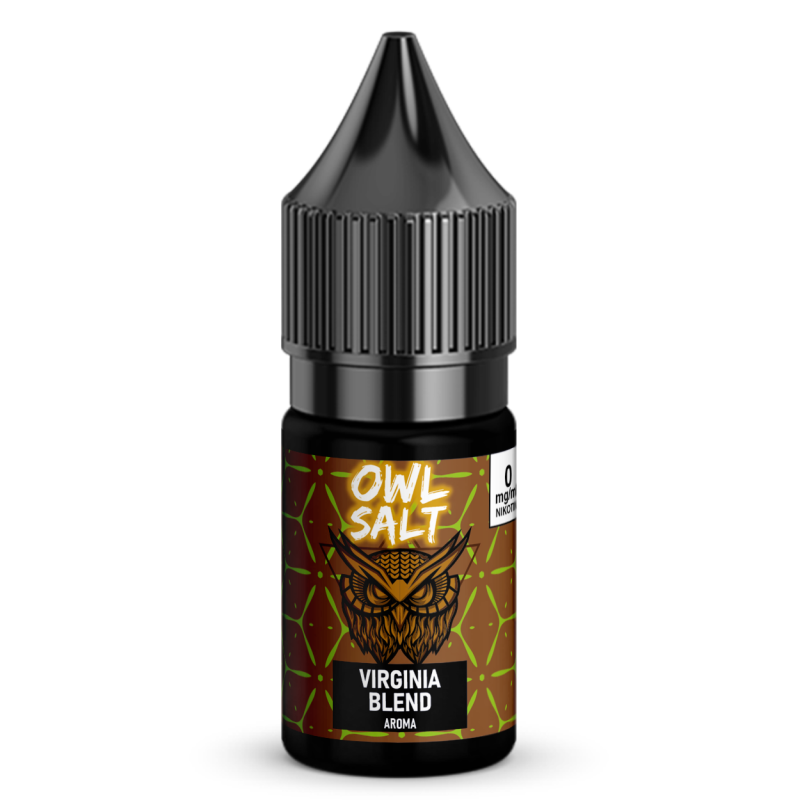 Liquid Virginia Blend Aroma - OWL SALT 10 ml 0 mg