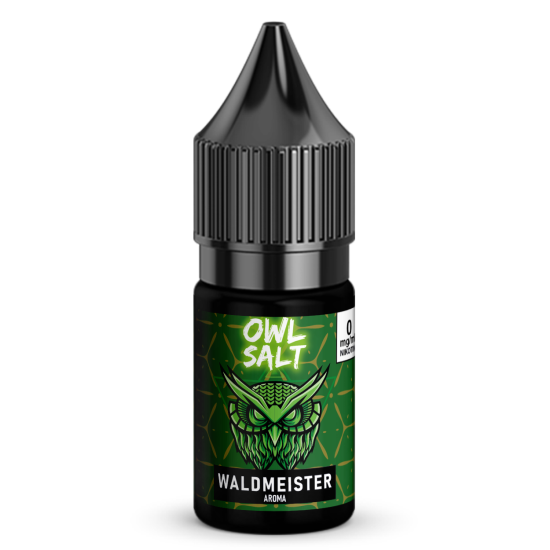Liquid Waldmeister Aroma - OWL SALT 10 ml 0 mg