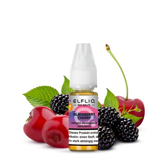 ELFLIQ Blackberry Cherry Nikotinsalzliquid 10 ml